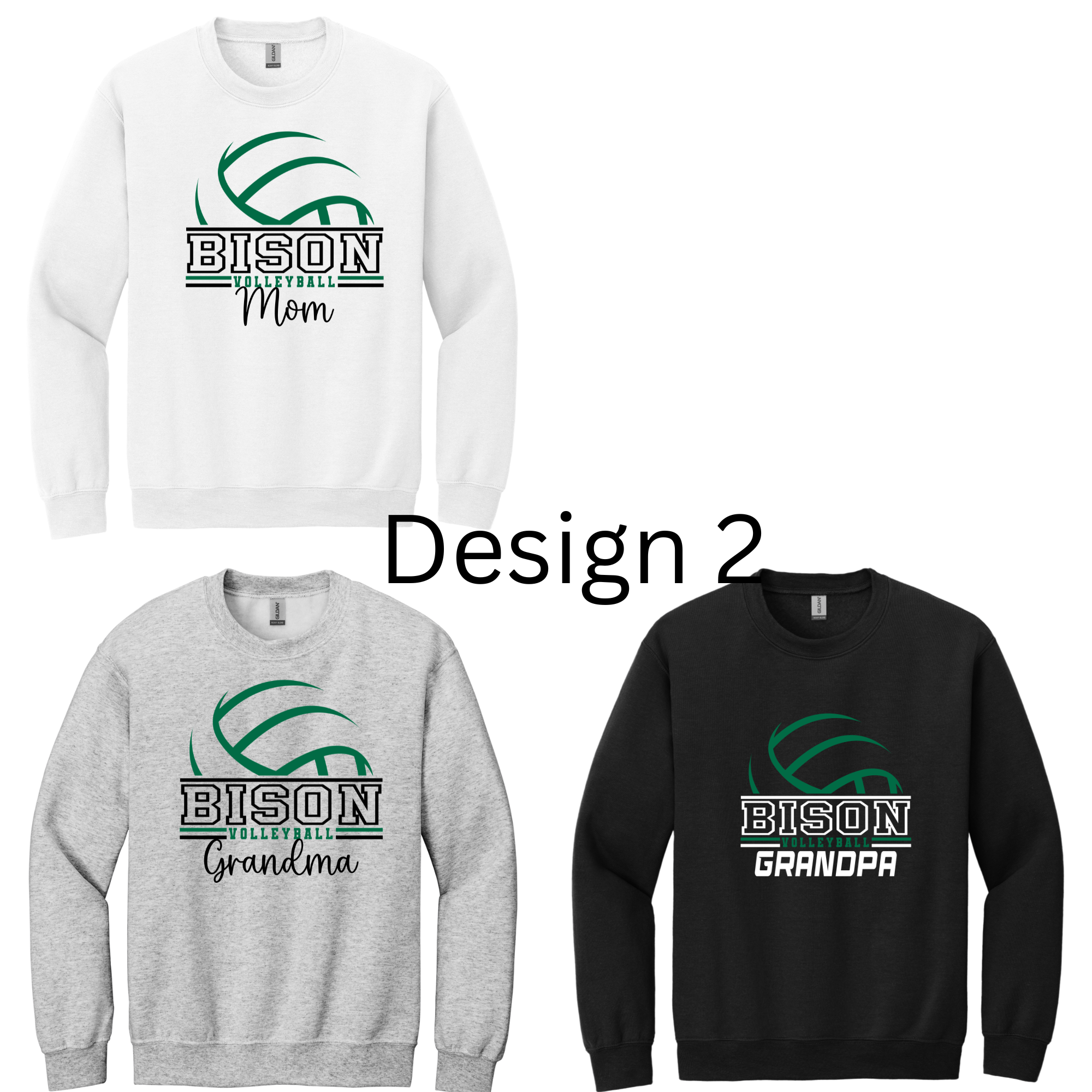 Volleyball Family Crewnecks