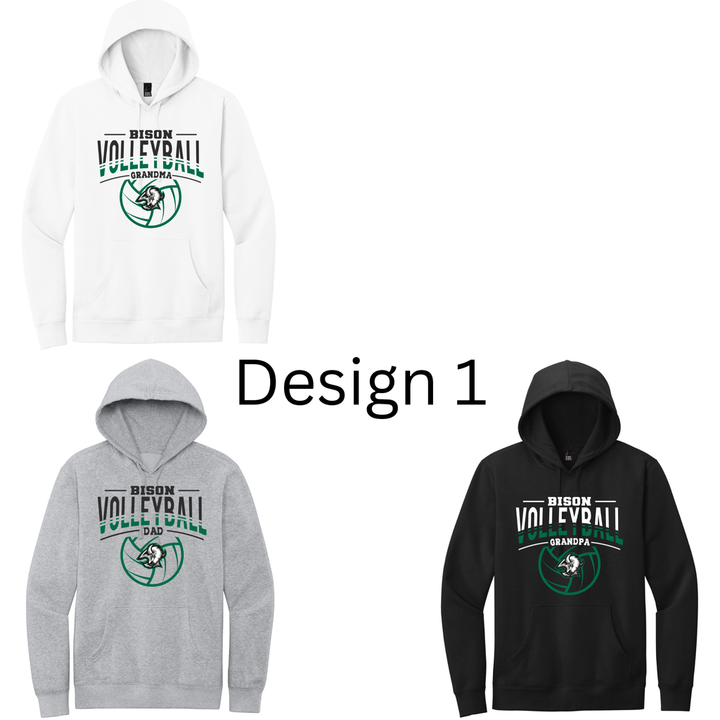 Volleyball Family Hoodie Adult and Youth