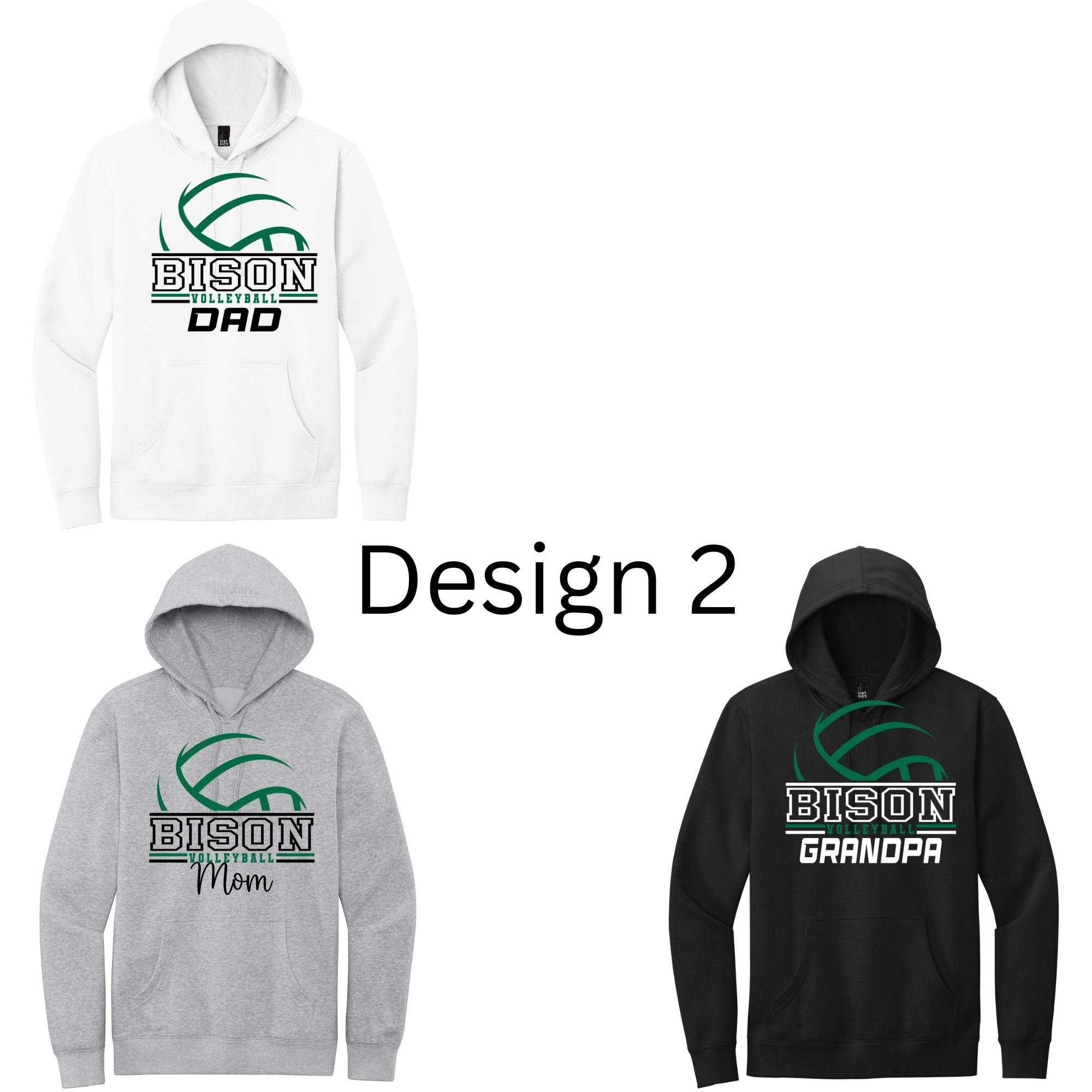 Volleyball Family Hoodie Adult and Youth