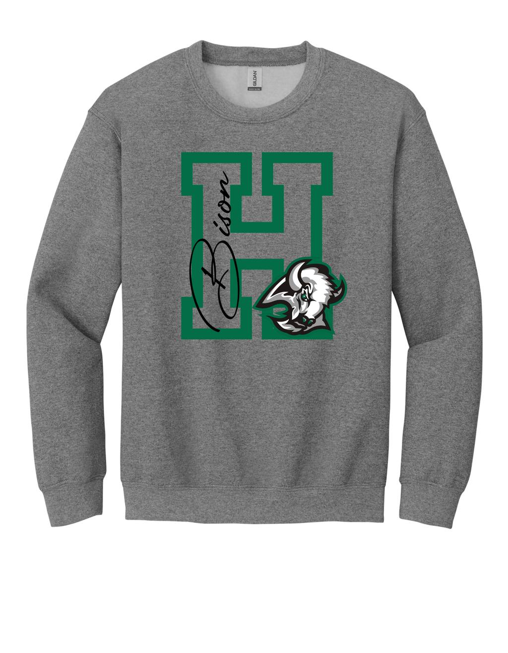 Crewneck Bison Design 6