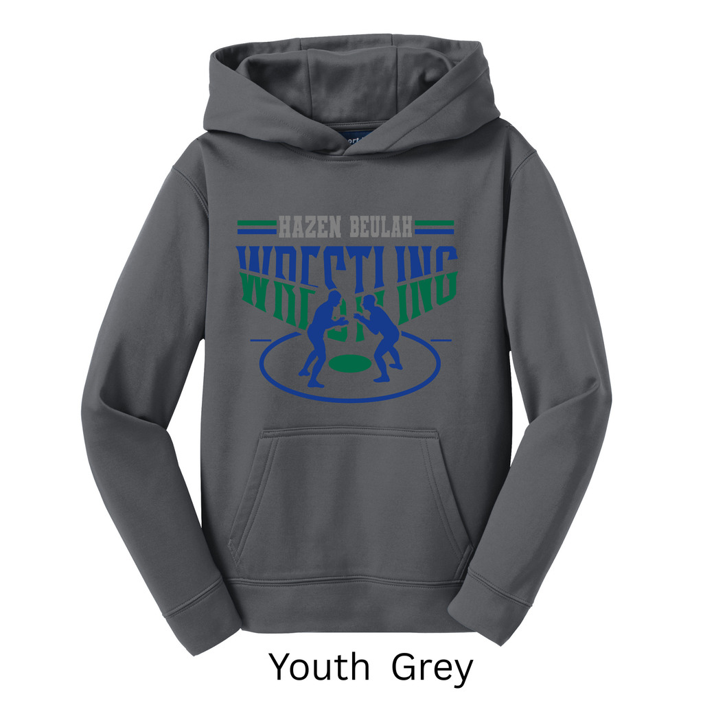 Sport-Tek Sport-Wick Adult and Youth Hoodie Wrestling 2