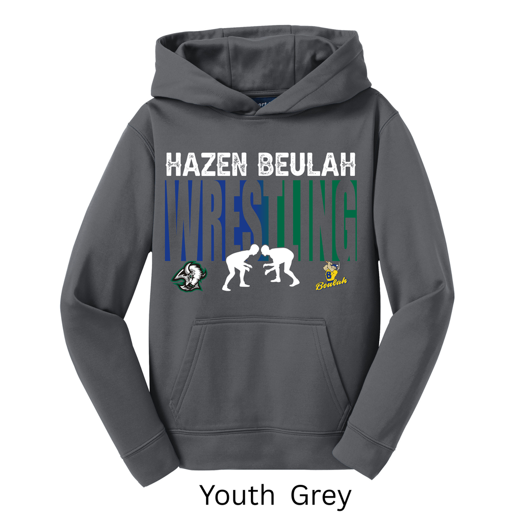 Sport-Tek Sport-Wick Adult and Youth Hoodie Wrestling 6