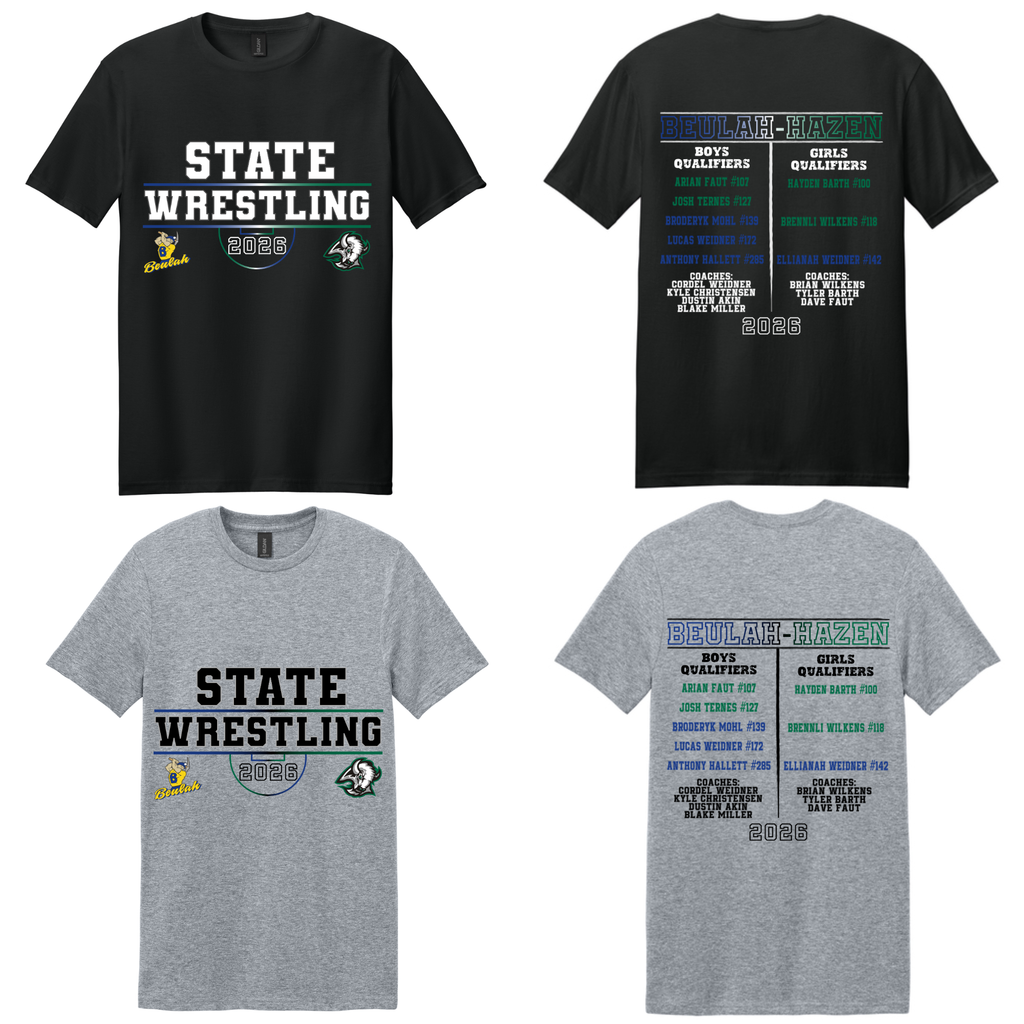 State Wrestling Gear!