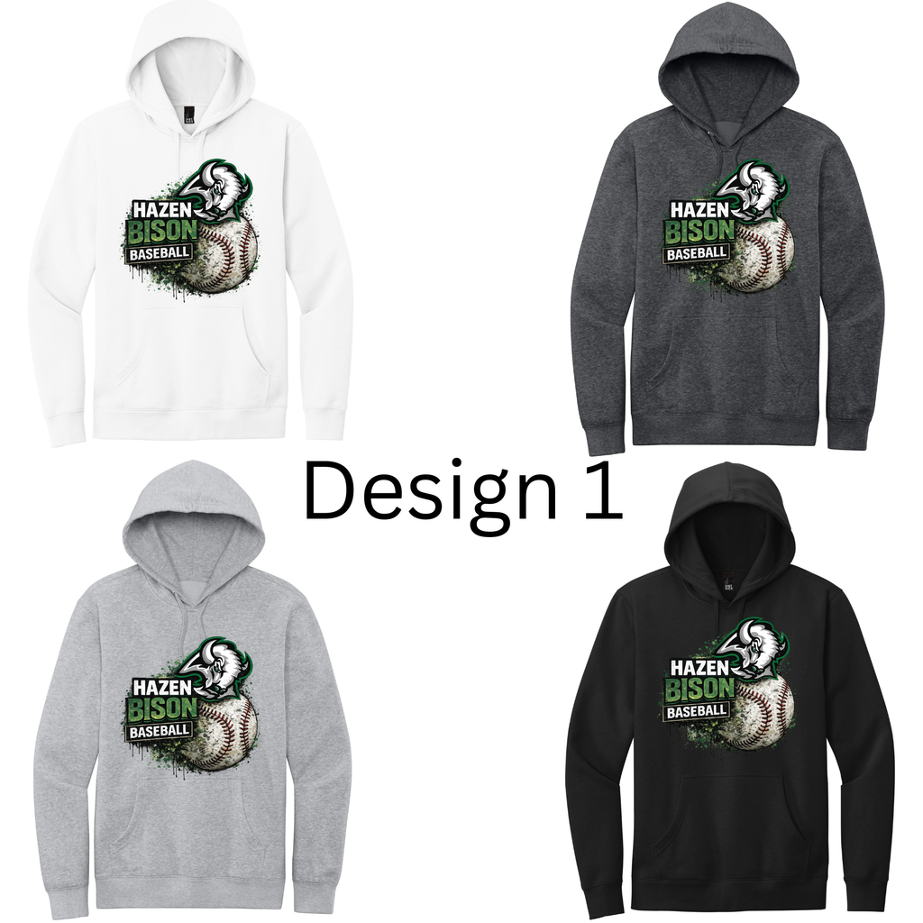 Baseball Hoodie- Adult and Youth