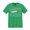Basketball 9-Outline on Green apparel