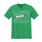 Basketball 9-Outline on Green apparel