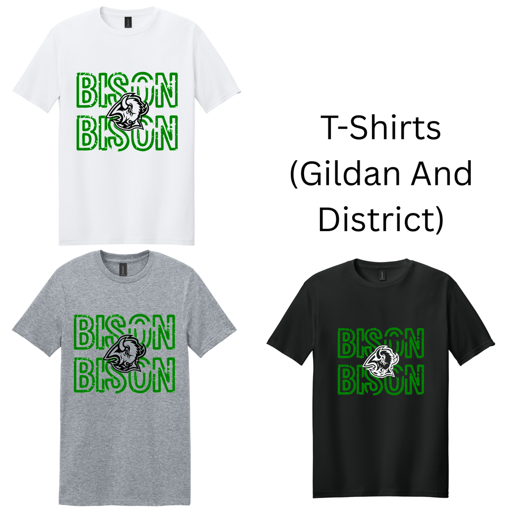 Bison Design 2-Stacked Bison