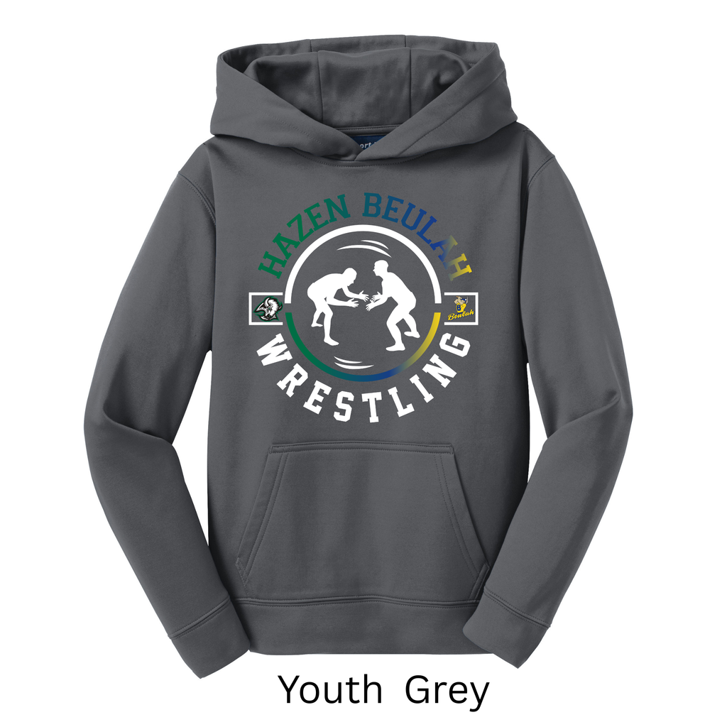 Sport-Tek Sport-Wick Adult and Youth Hoodie Wrestling 1