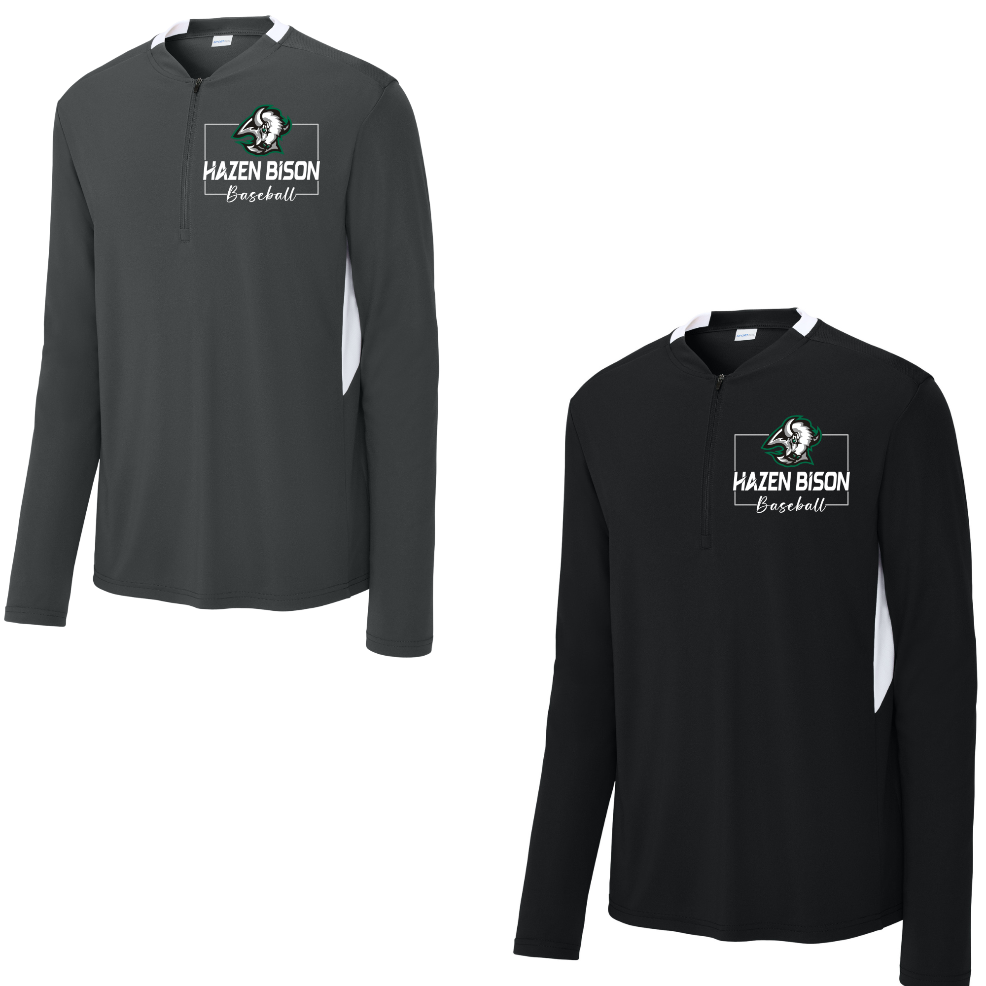 Baseball 1/4 Zip Pull Over