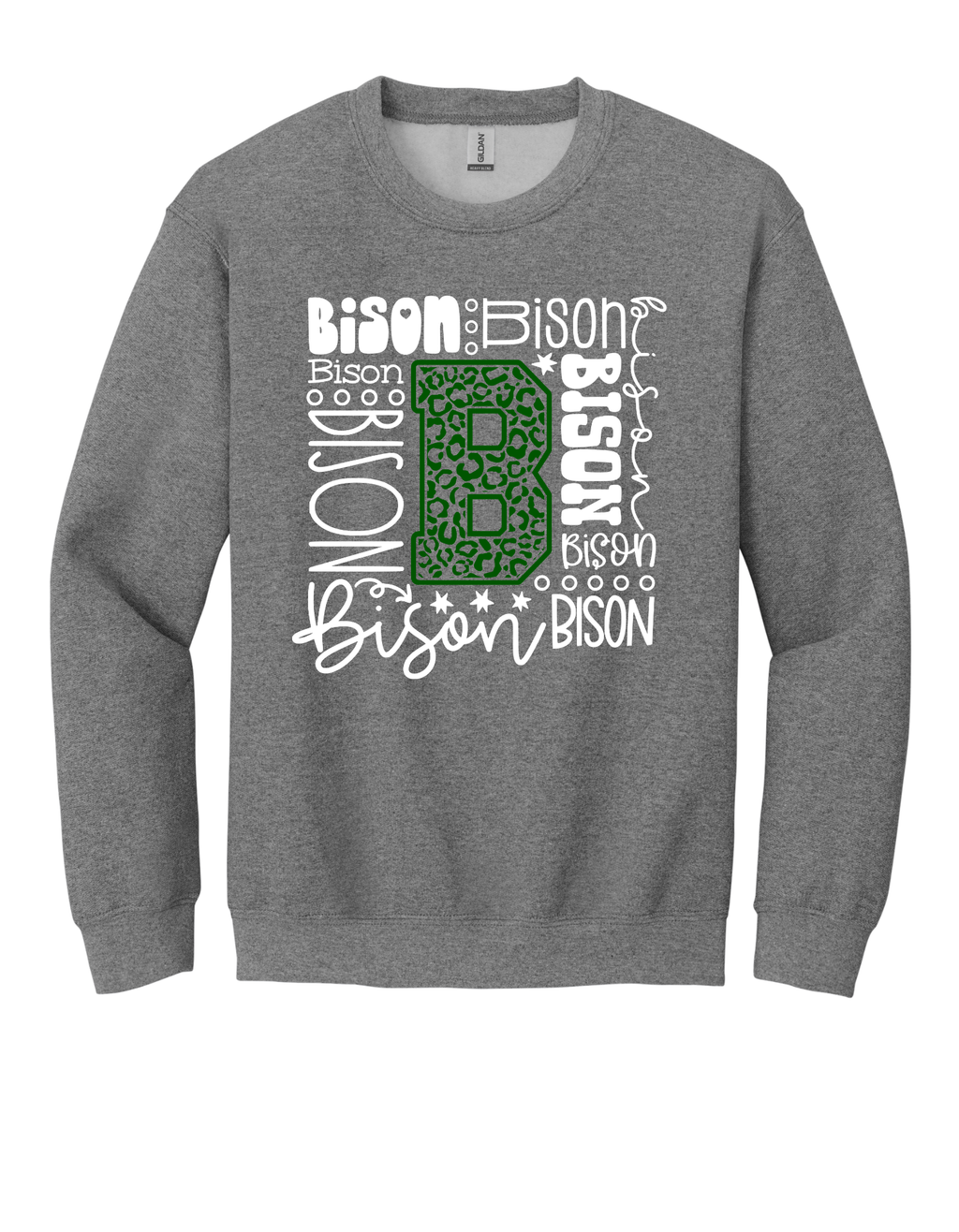 Crewneck Bison Design 8