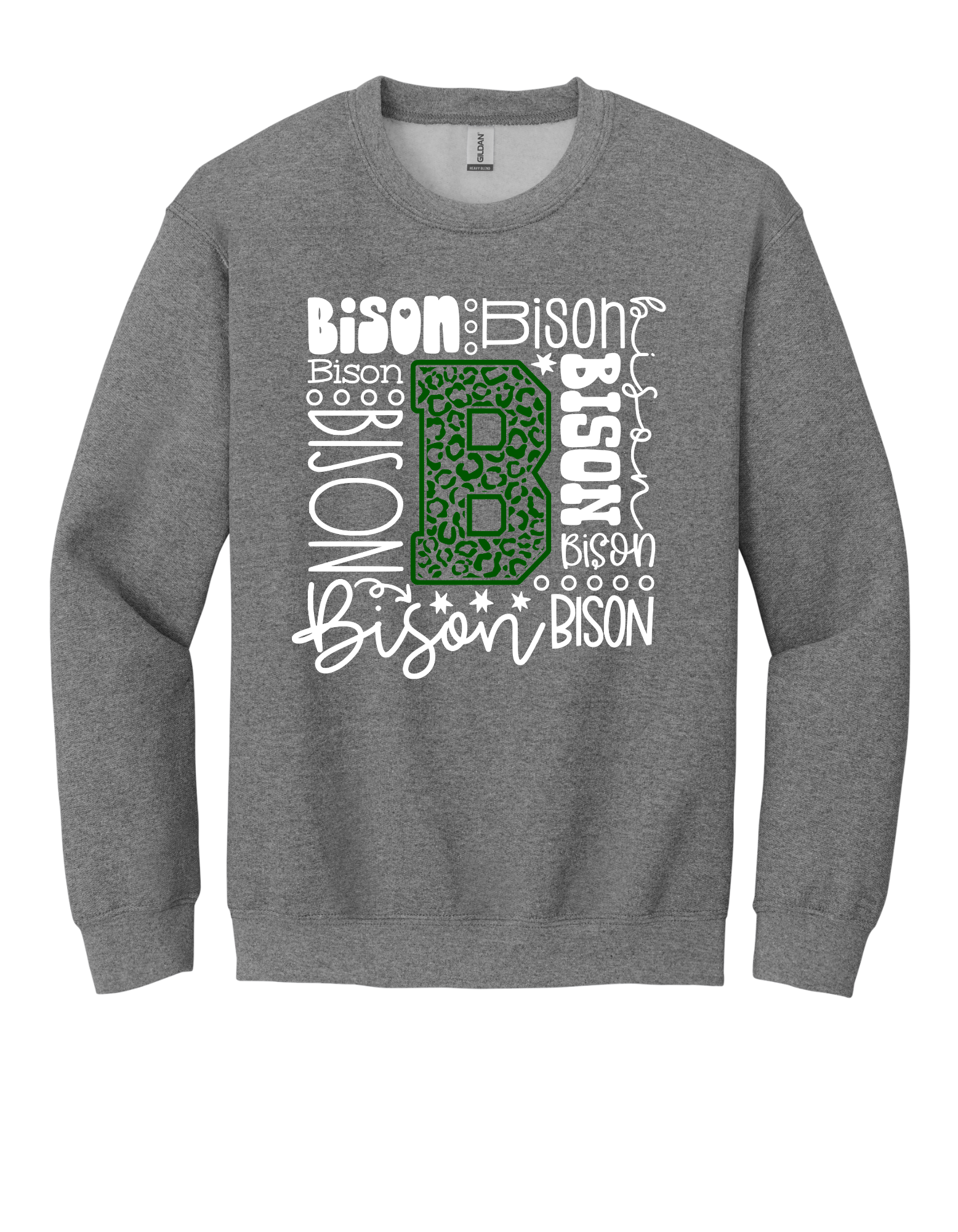 Crewneck Bison Design 8