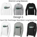 Golf Long Sleeves Both Regular and Polyester