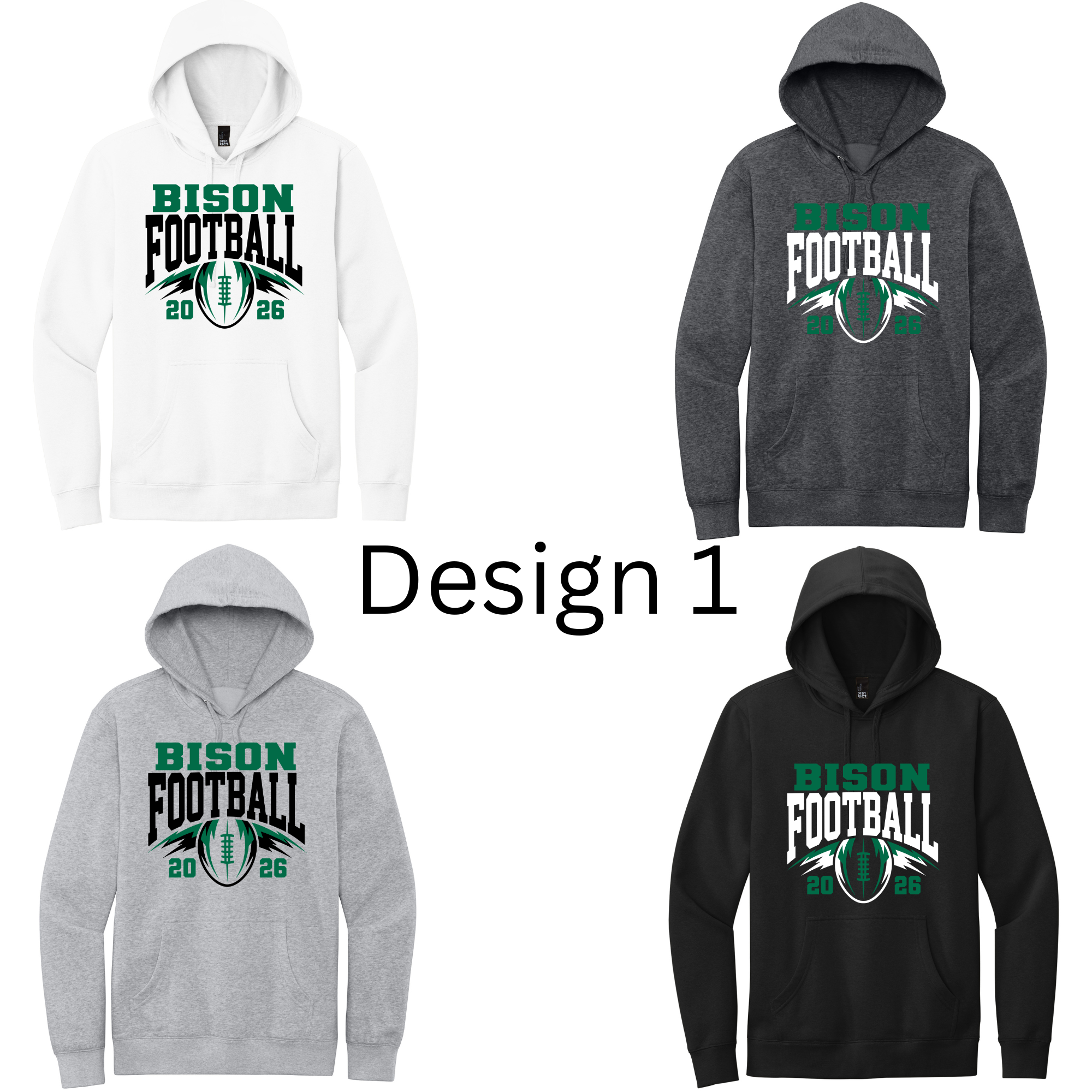 Football Hoodie- Adult and Youth