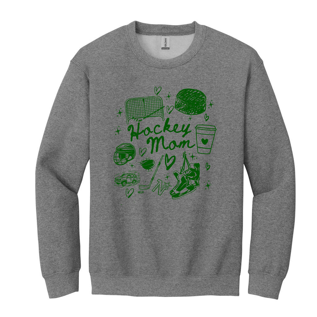 Crewneck Hockey Doodle Design