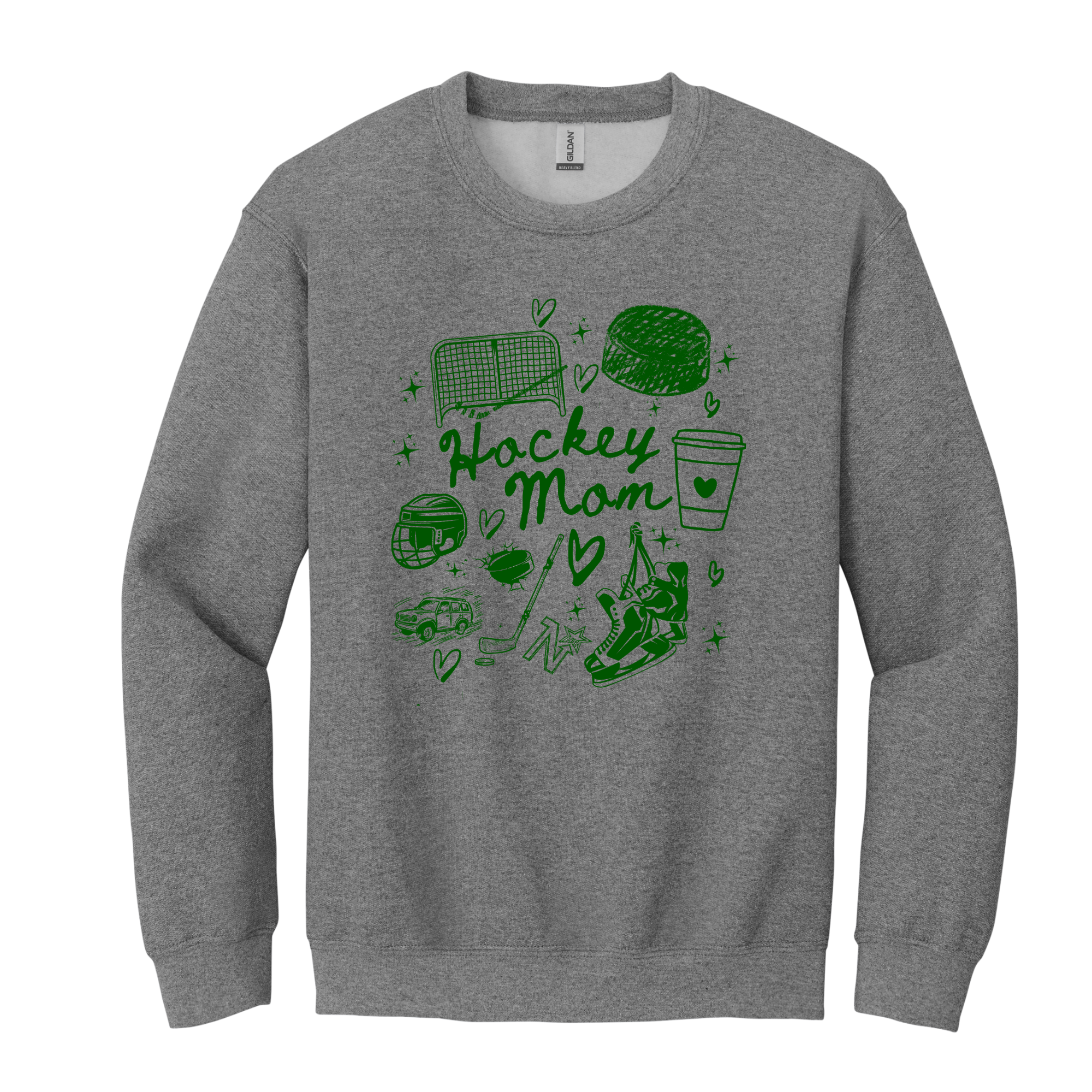 Crewneck Hockey Doodle Design