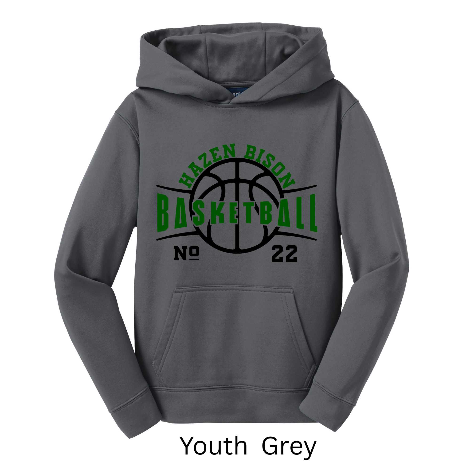Sport-Tek Sport-Wick Adult and Youth Hoodie Basketball 3