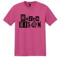 Pink Out Bison 15 Box Letters