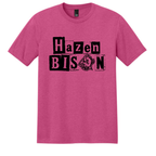 Pink Out Bison 15 Box Letters