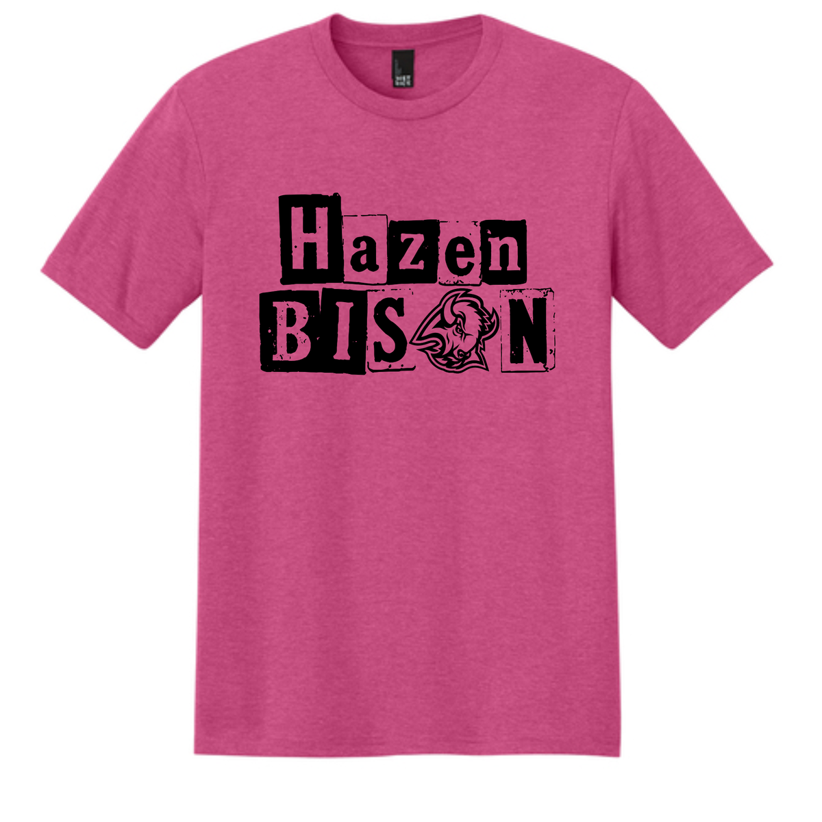 Pink Out Bison 15 Box Letters