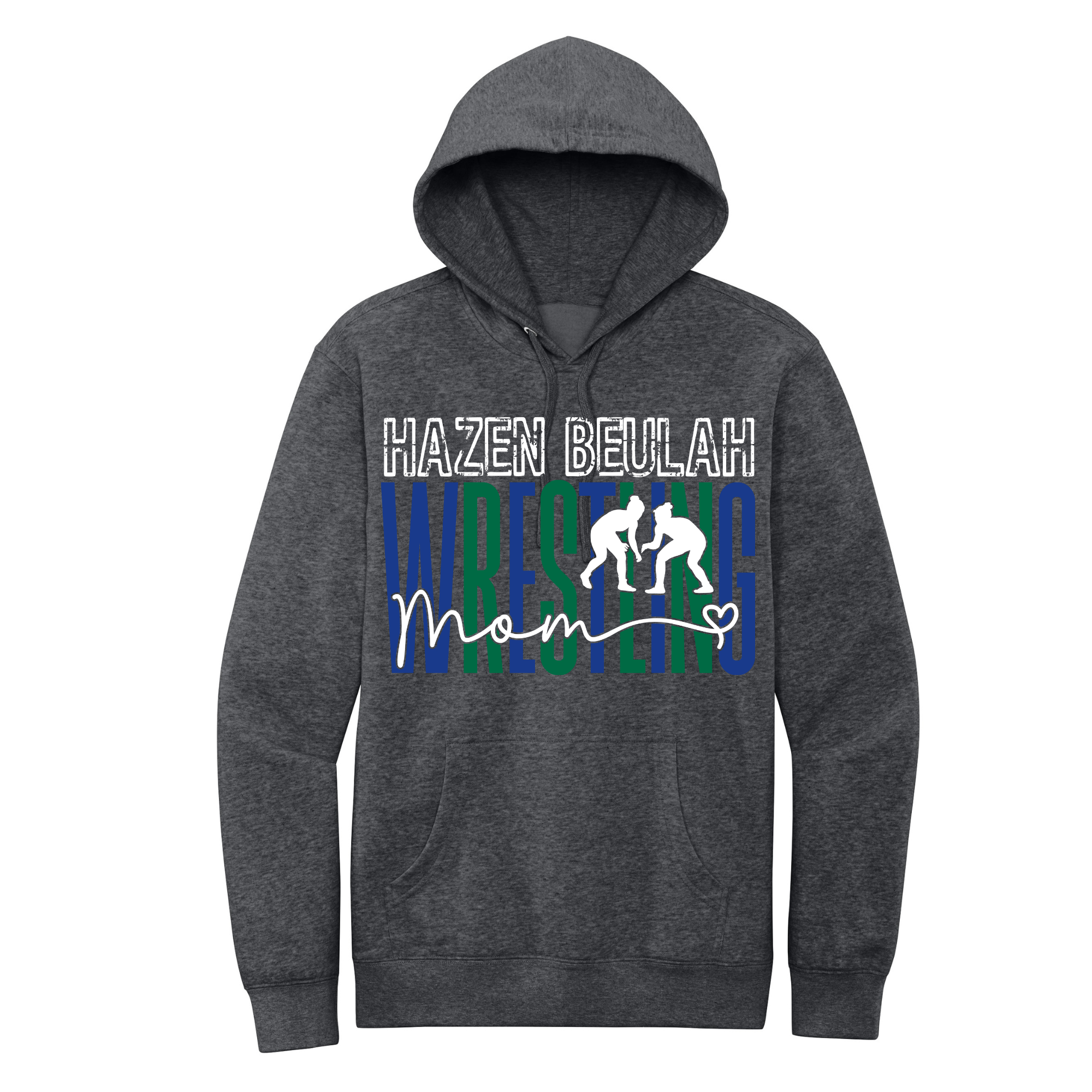 Hooded Sweatshirt Wrestling Mom
