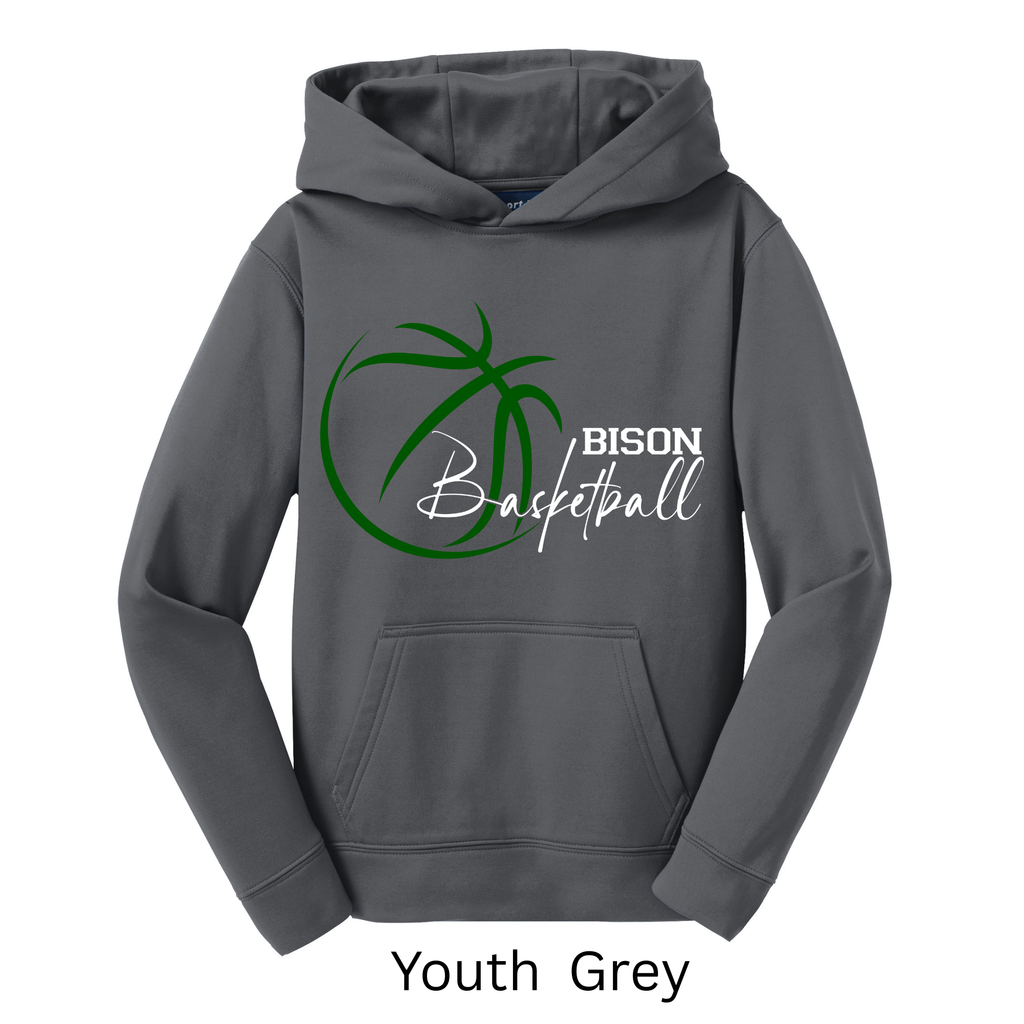 Sport-Tek Sport-Wick Adult and Youth Hoodie Basketball 5