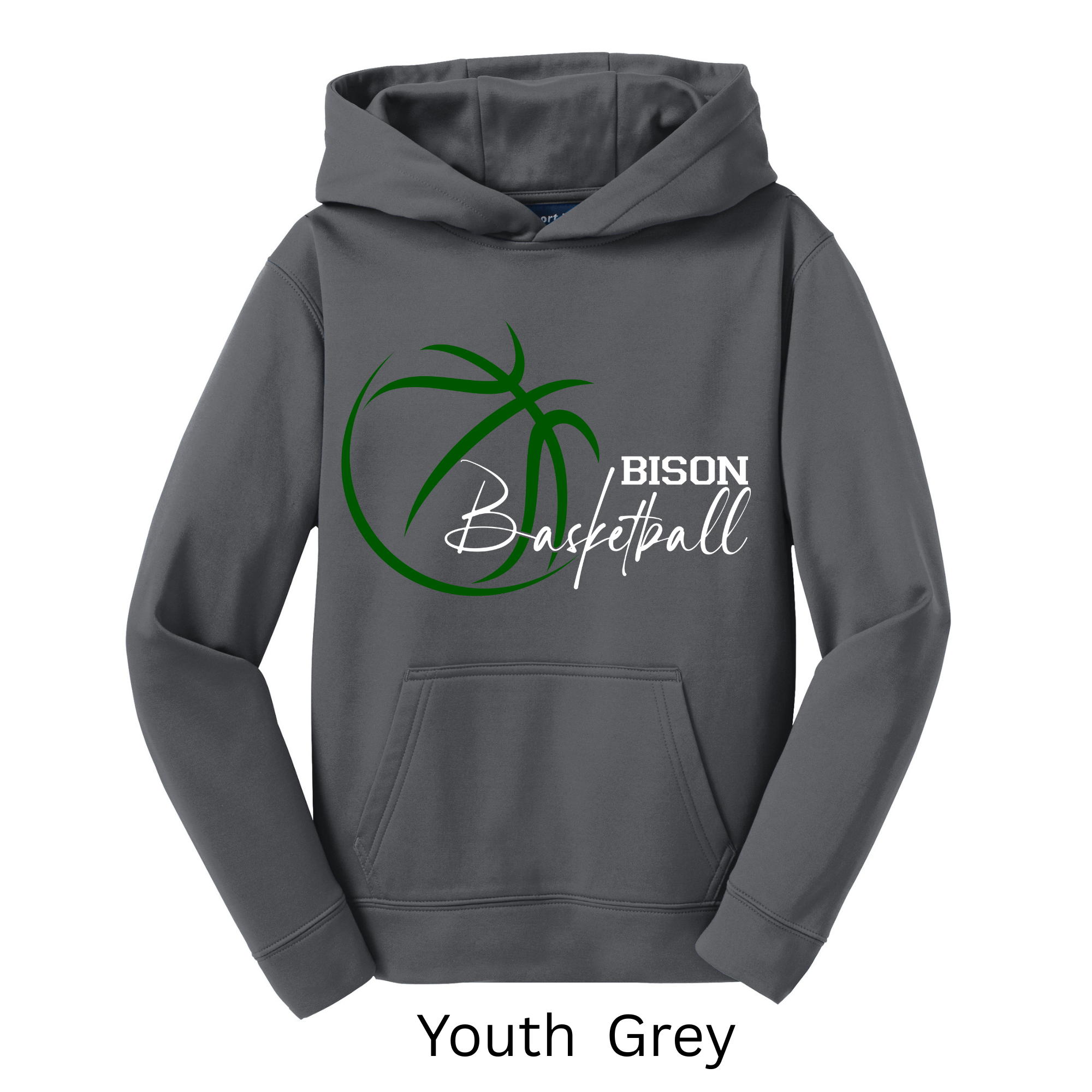 Sport-Tek Sport-Wick Adult and Youth Hoodie Basketball 5