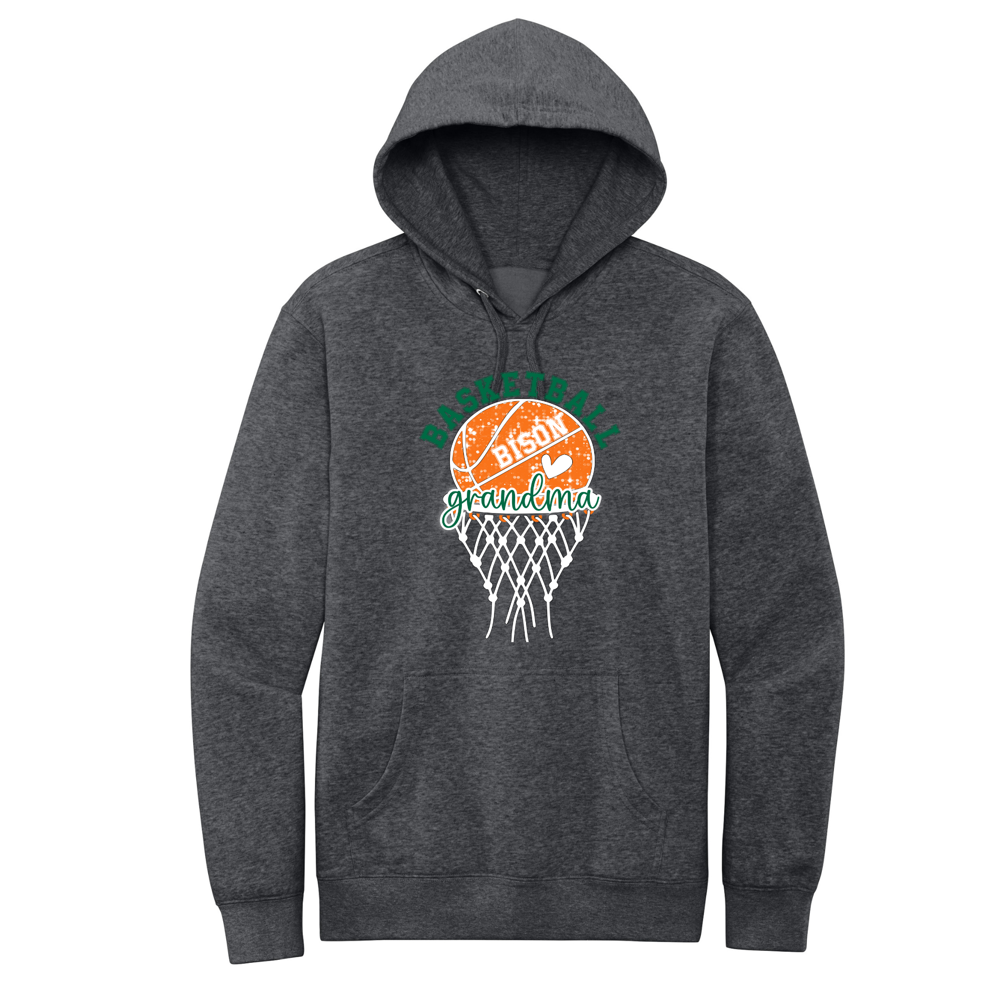 Hooded Sweatshirt Basketball Grandma