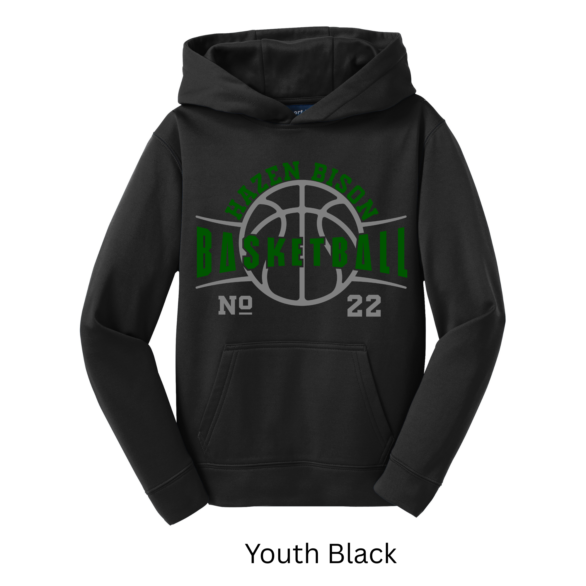Sport-Tek Sport-Wick Adult and Youth Hoodie Basketball 3