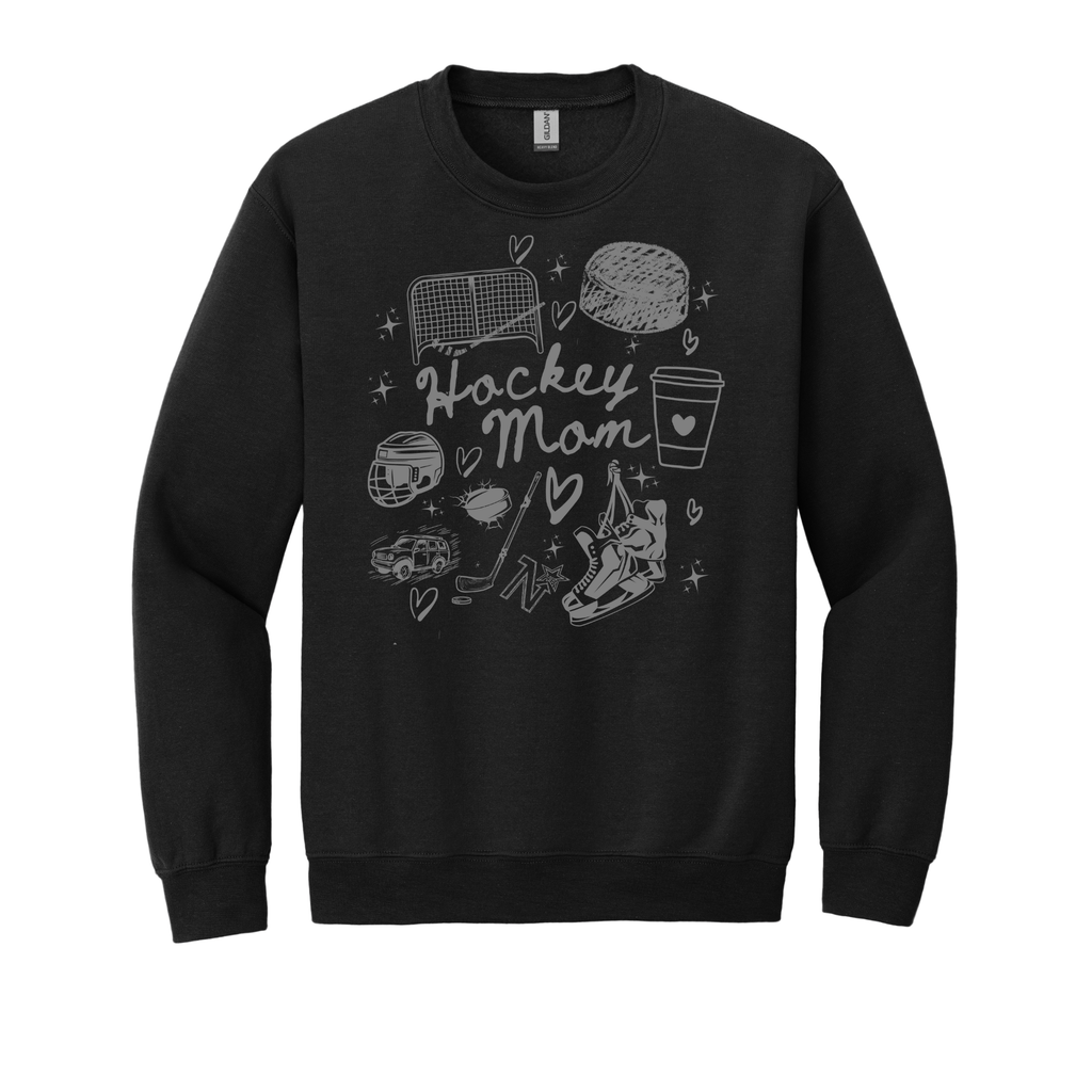 Crewneck Hockey Doodle Design