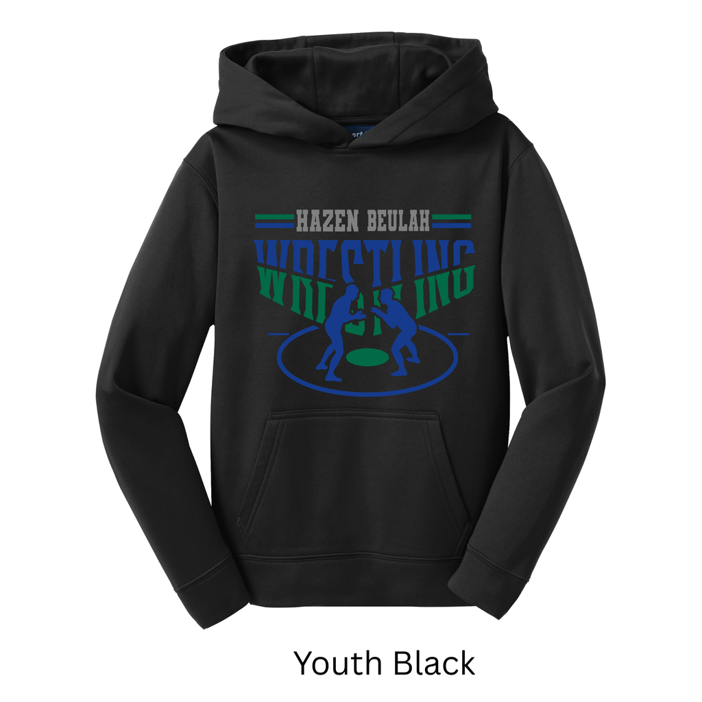 Sport-Tek Sport-Wick Adult and Youth Hoodie Wrestling 2