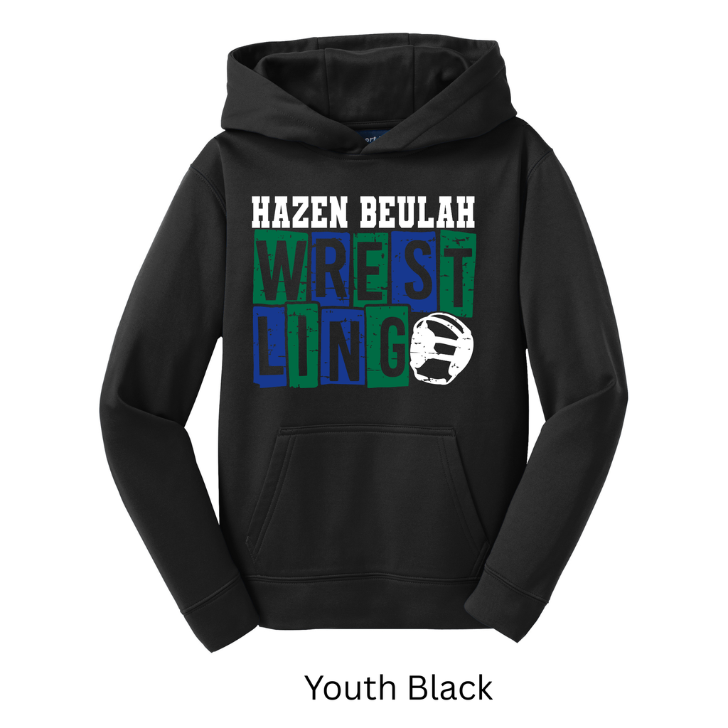 Sport-Tek Sport-Wick Adult and Youth Hoodie Wrestling 3