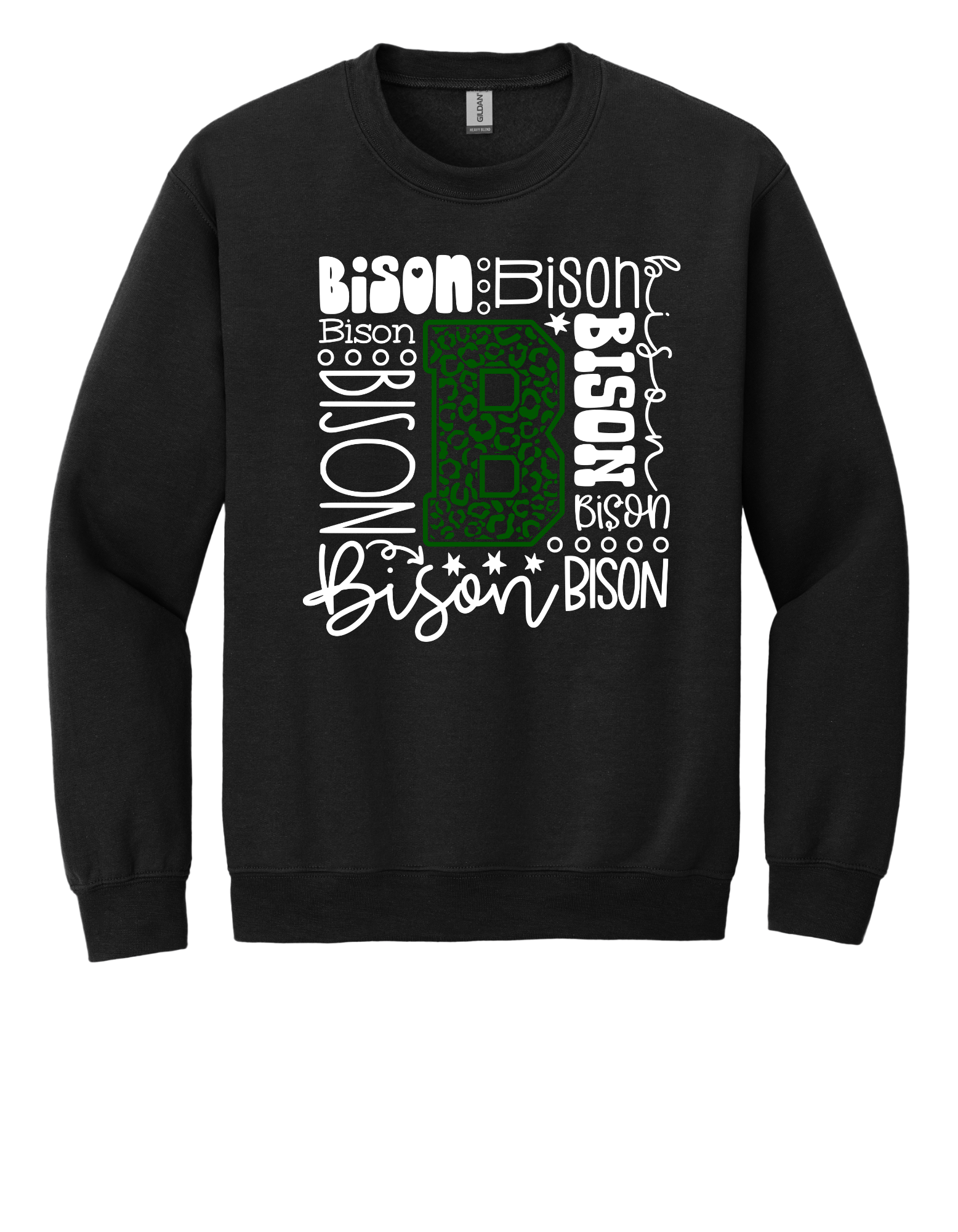 Crewneck Bison Design 8