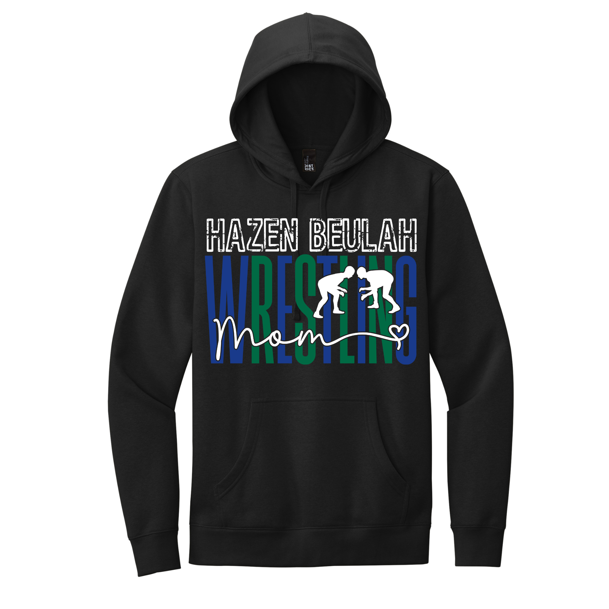 Hooded Sweatshirt Wrestling Mom