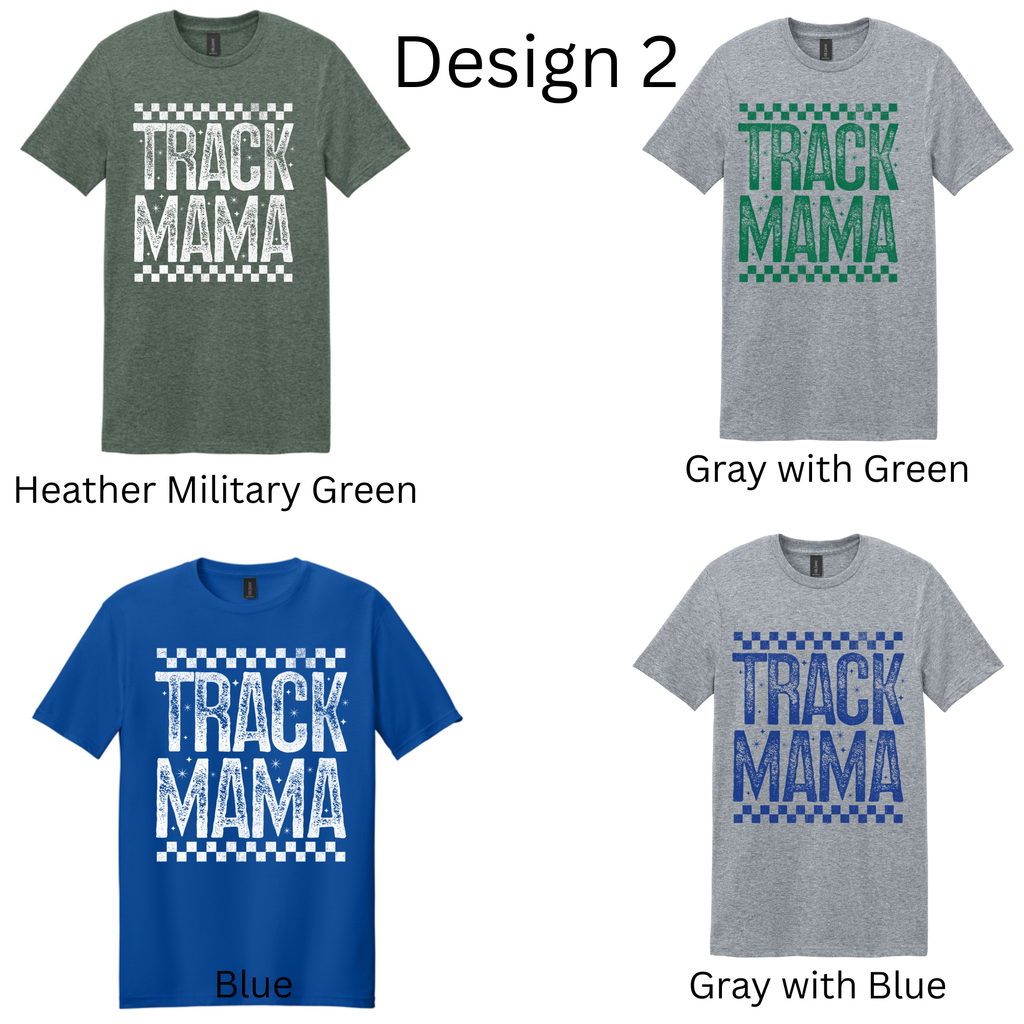 Track T-Shirts Checkered Designs