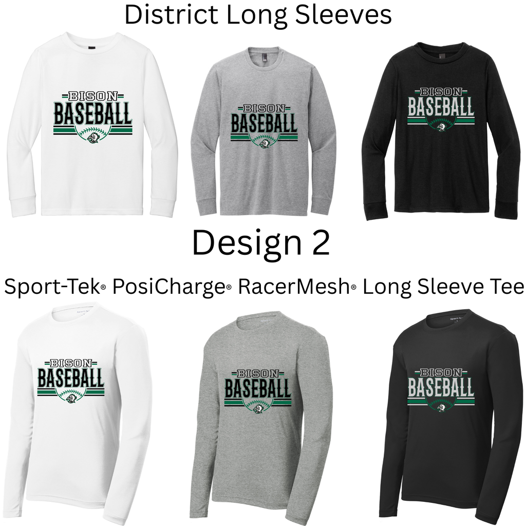 Baseball Long Sleeves Both Regular and Polyester