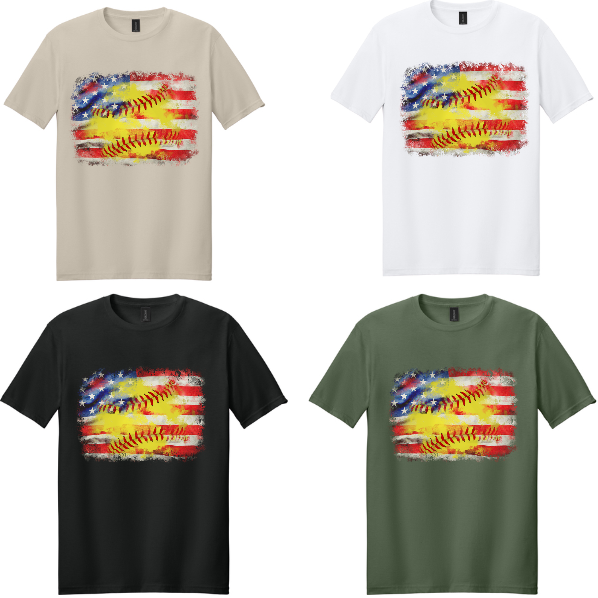 Softball Flag Shirt