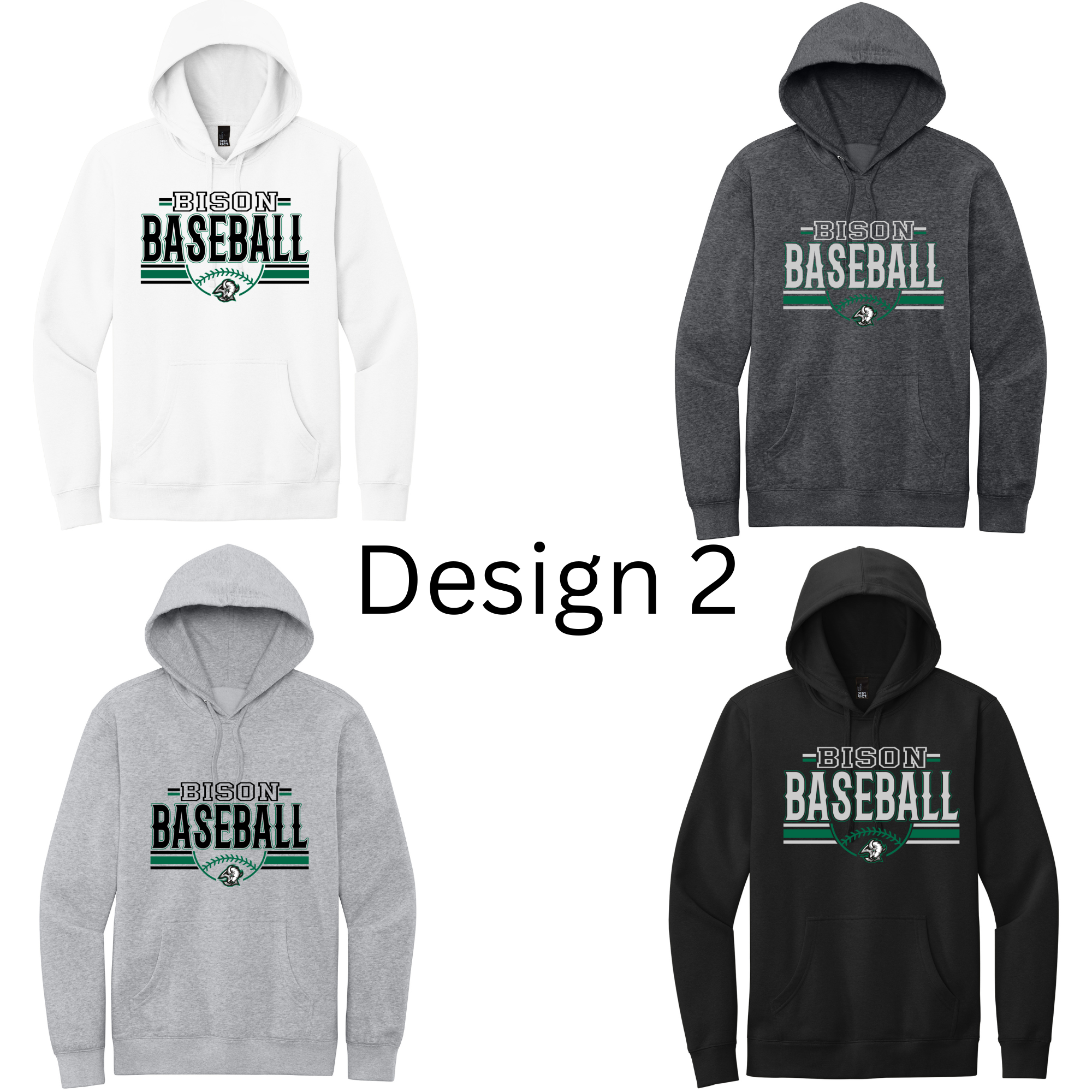 Baseball Hoodie- Adult and Youth