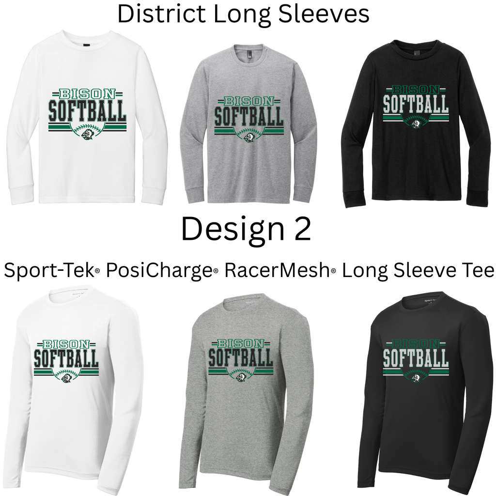 Softball Long Sleeves Both Regular and Polyester