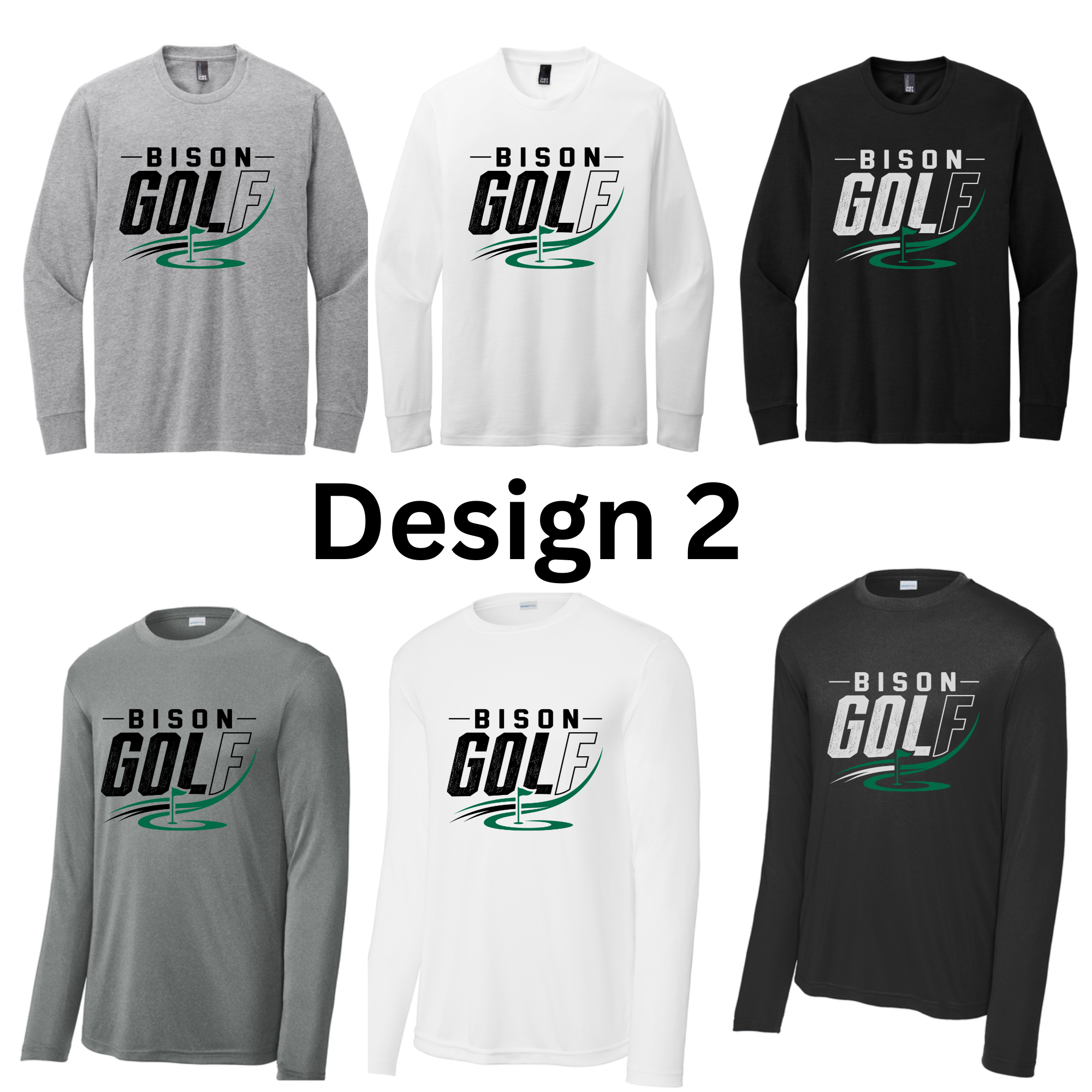 Girls Golf Long Sleeves Both Regular and Polyester