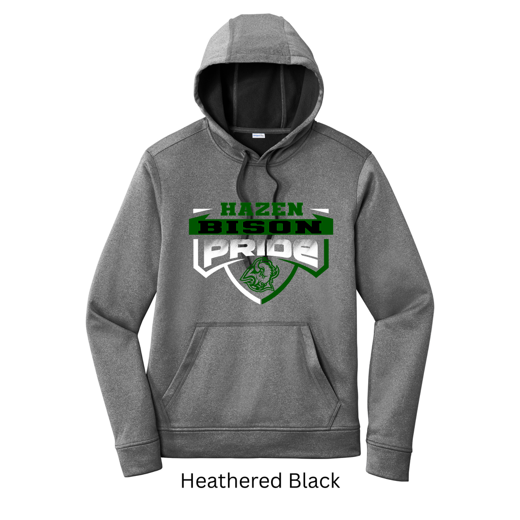 Sport-Tek Sport-Wick Adult and Youth Hoodie Bison 3