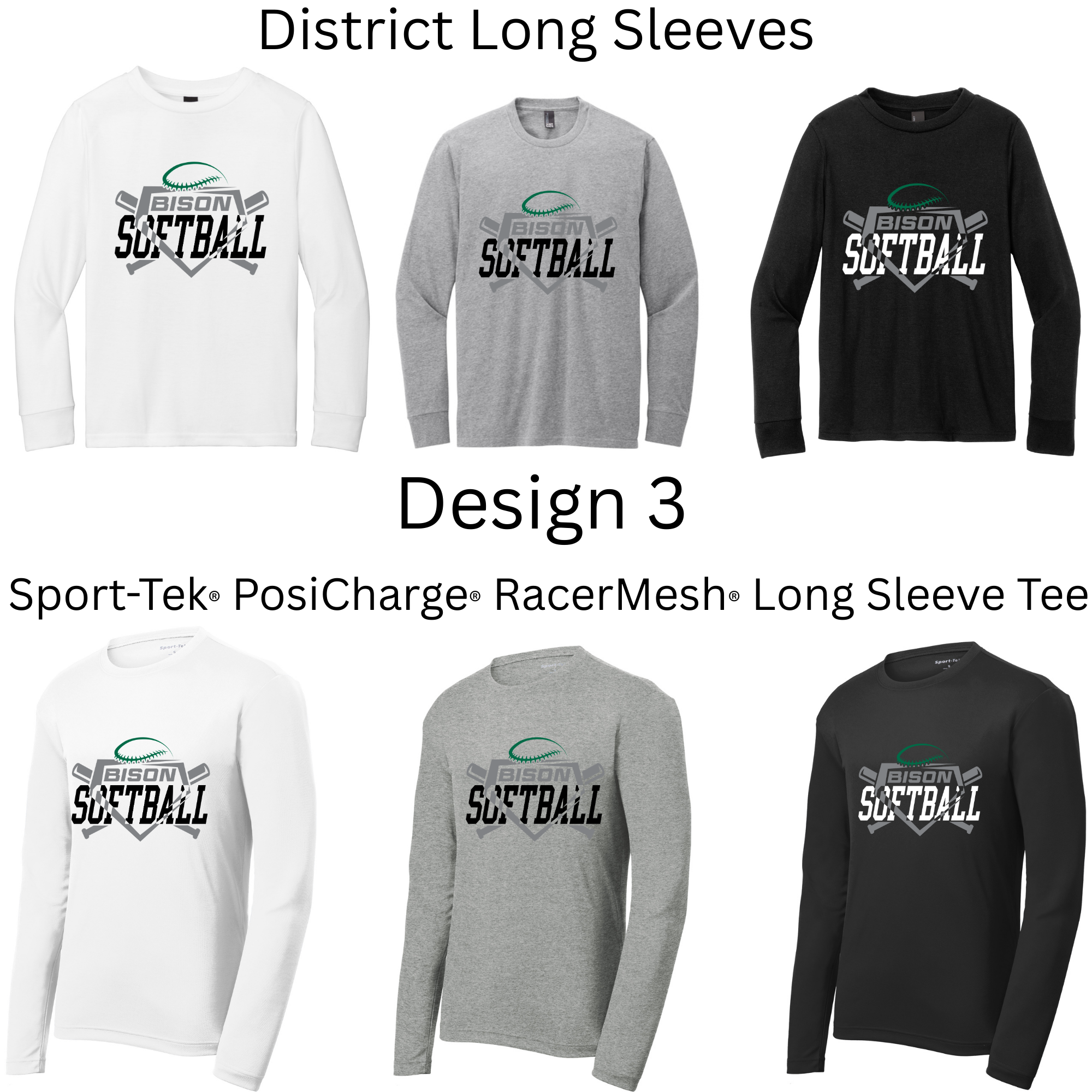 Baseball Long Sleeves Both Regular and Polyester