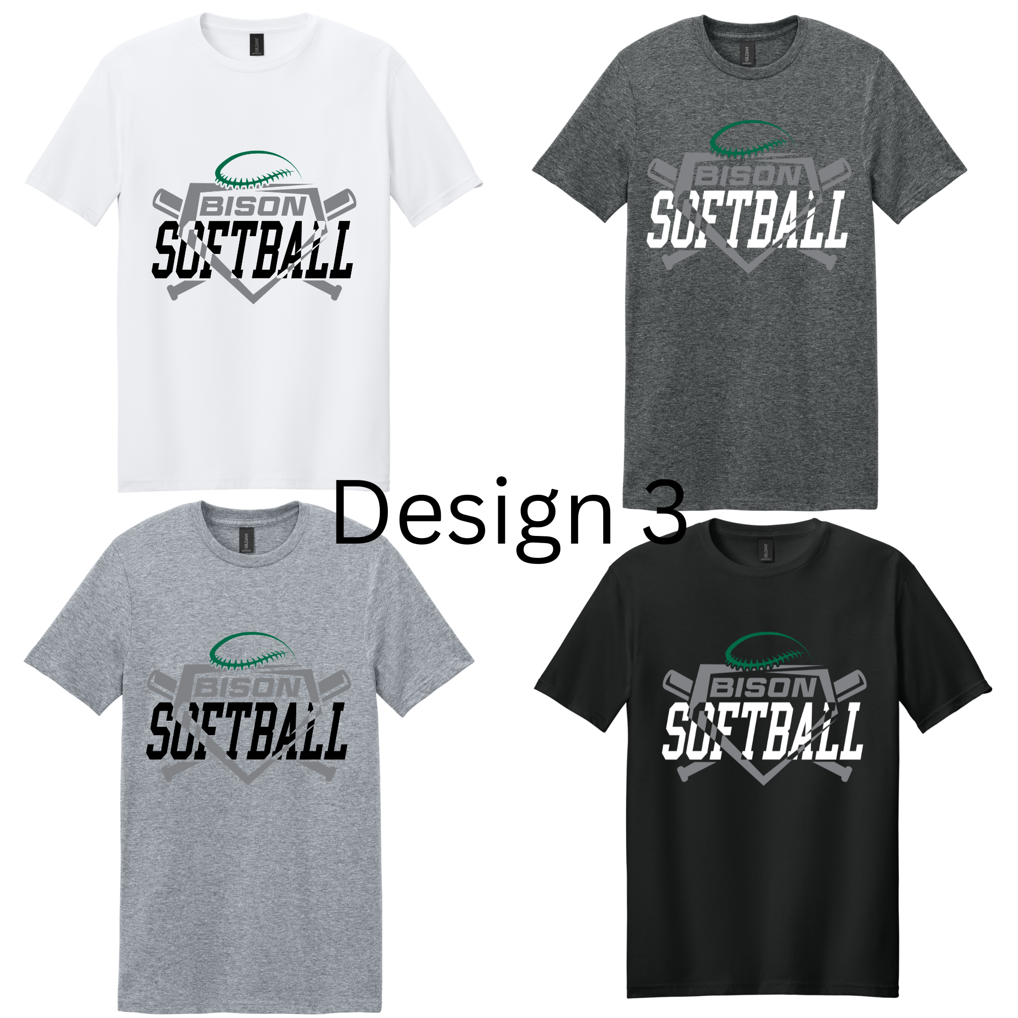 Softball T-Shirts- Adult and Youth