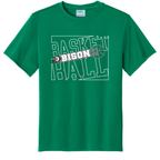 Basketball 9-Outline on Green apparel