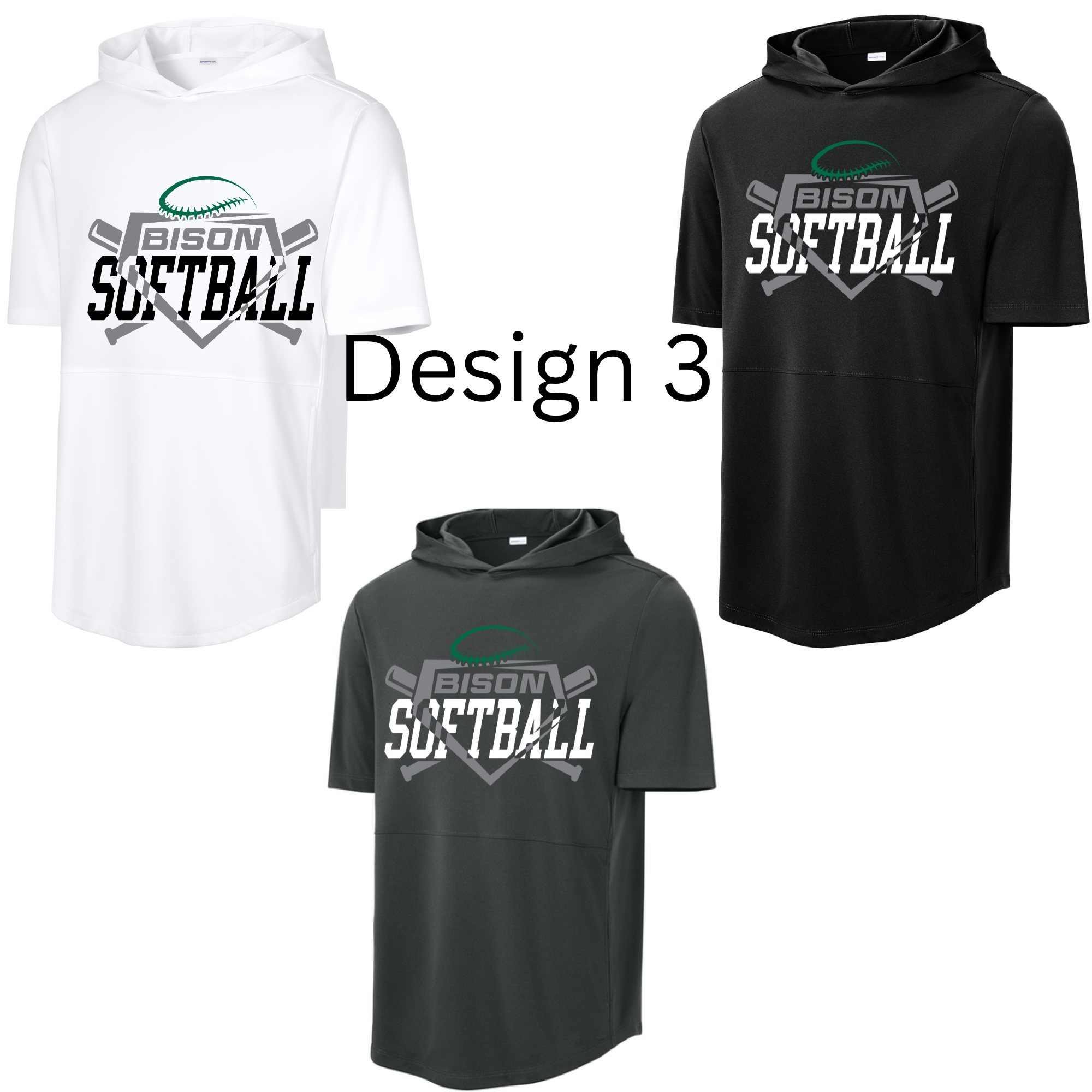 Softball Club Sport-Tek Short Sleeve Hoodie