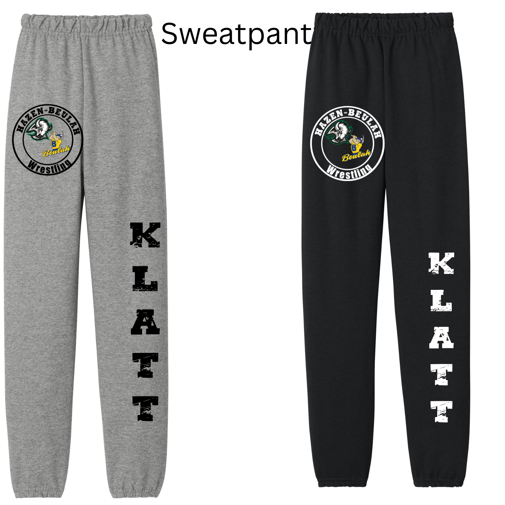 Youth size- Varsity Design Wrestling Sweatpants