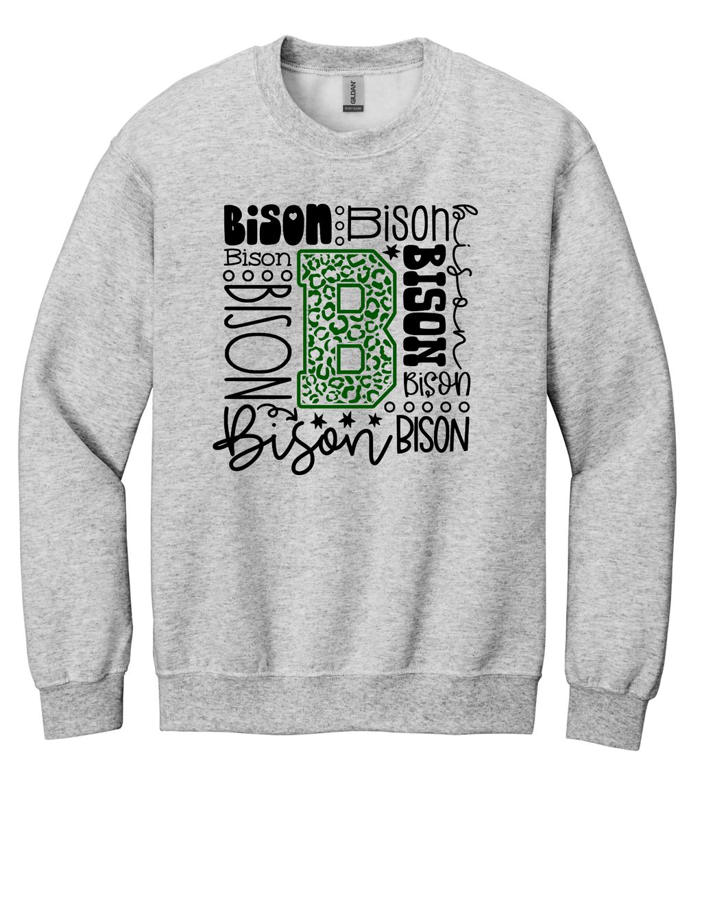 Crewneck Bison Design 8