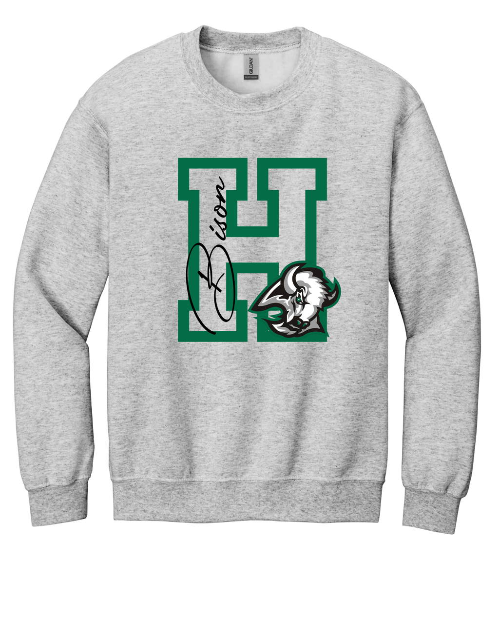 Crewneck Bison Design 6