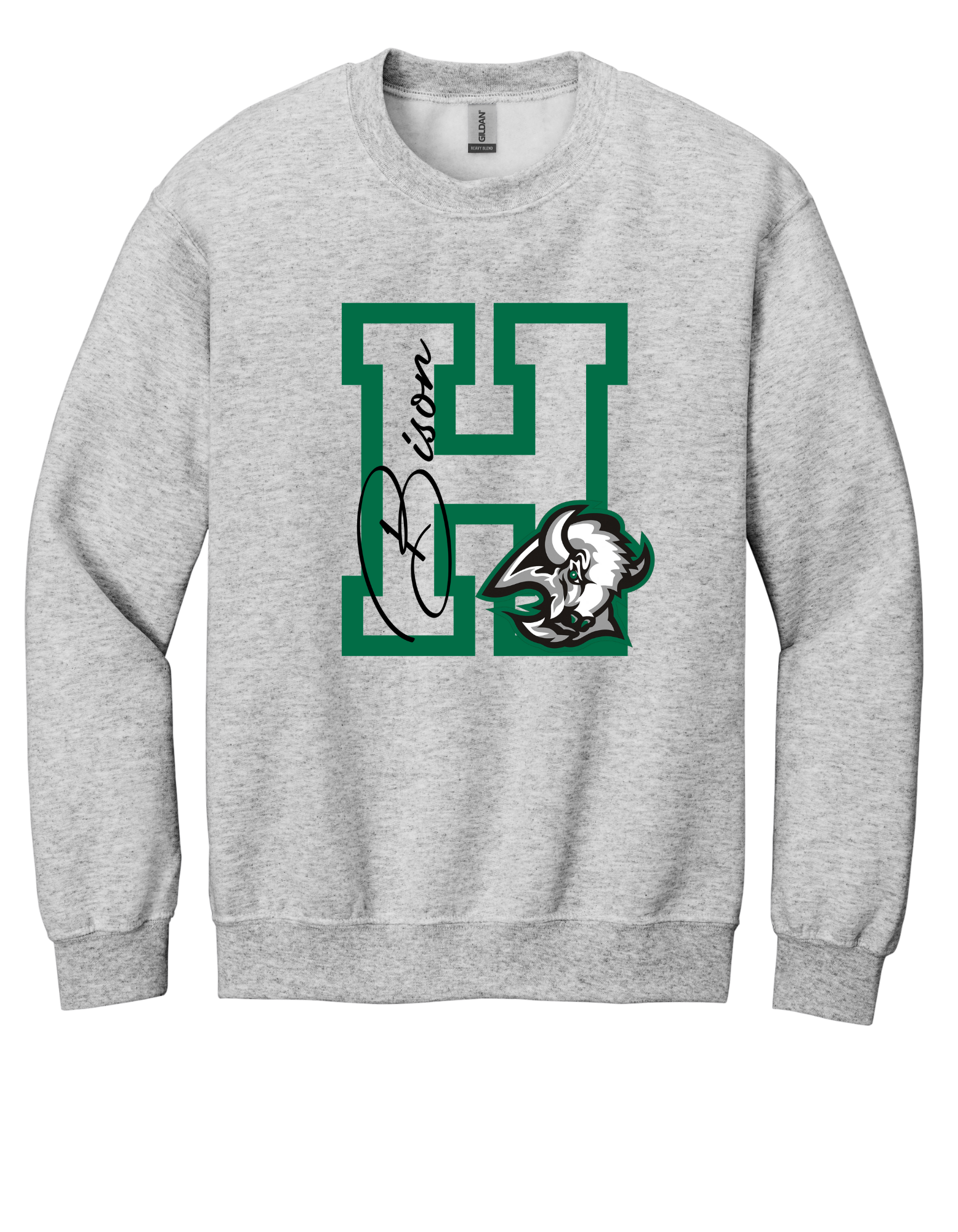 Crewneck Bison Design 6