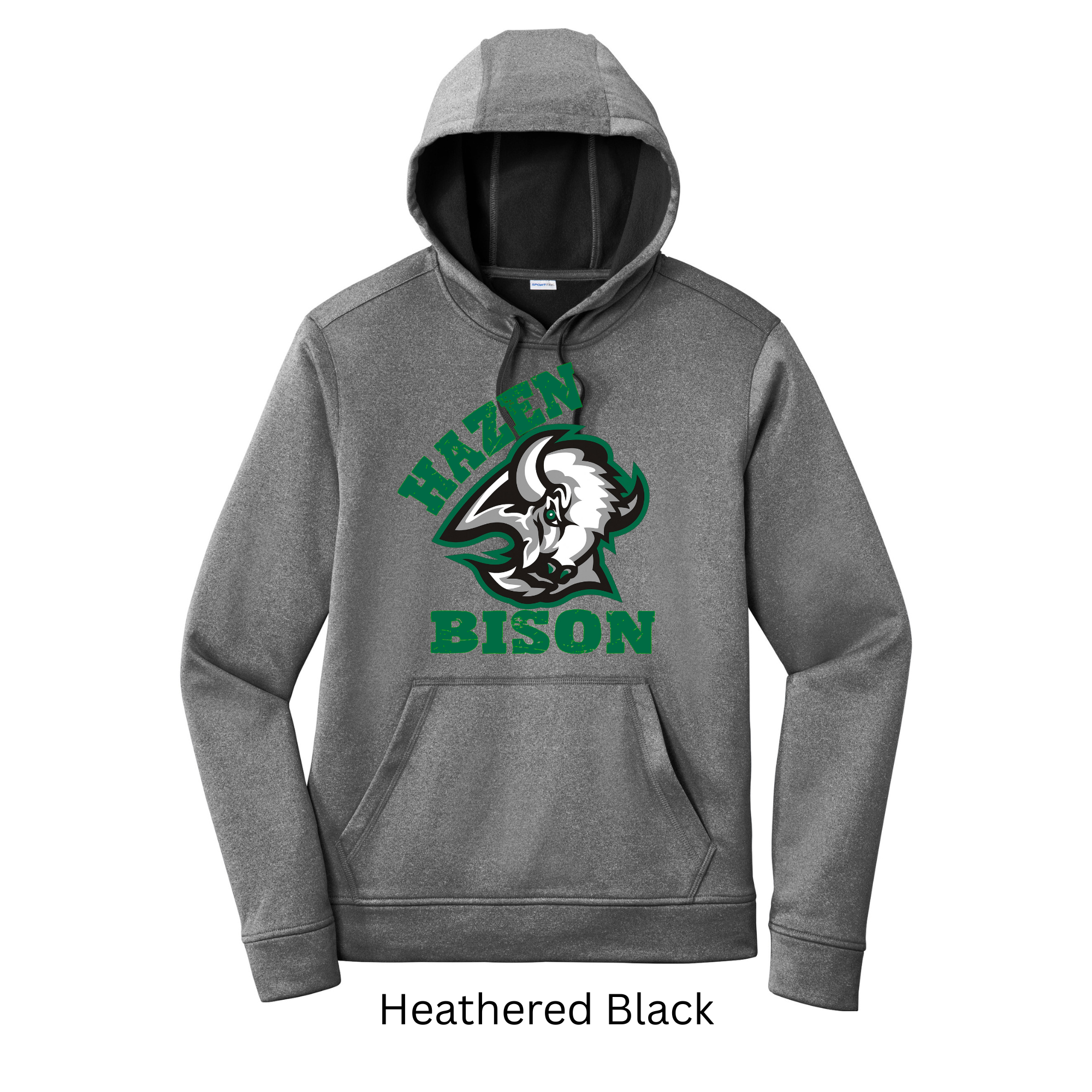 Sport-Tek Sport-Wick Adult and Youth Hoodie Bison 4