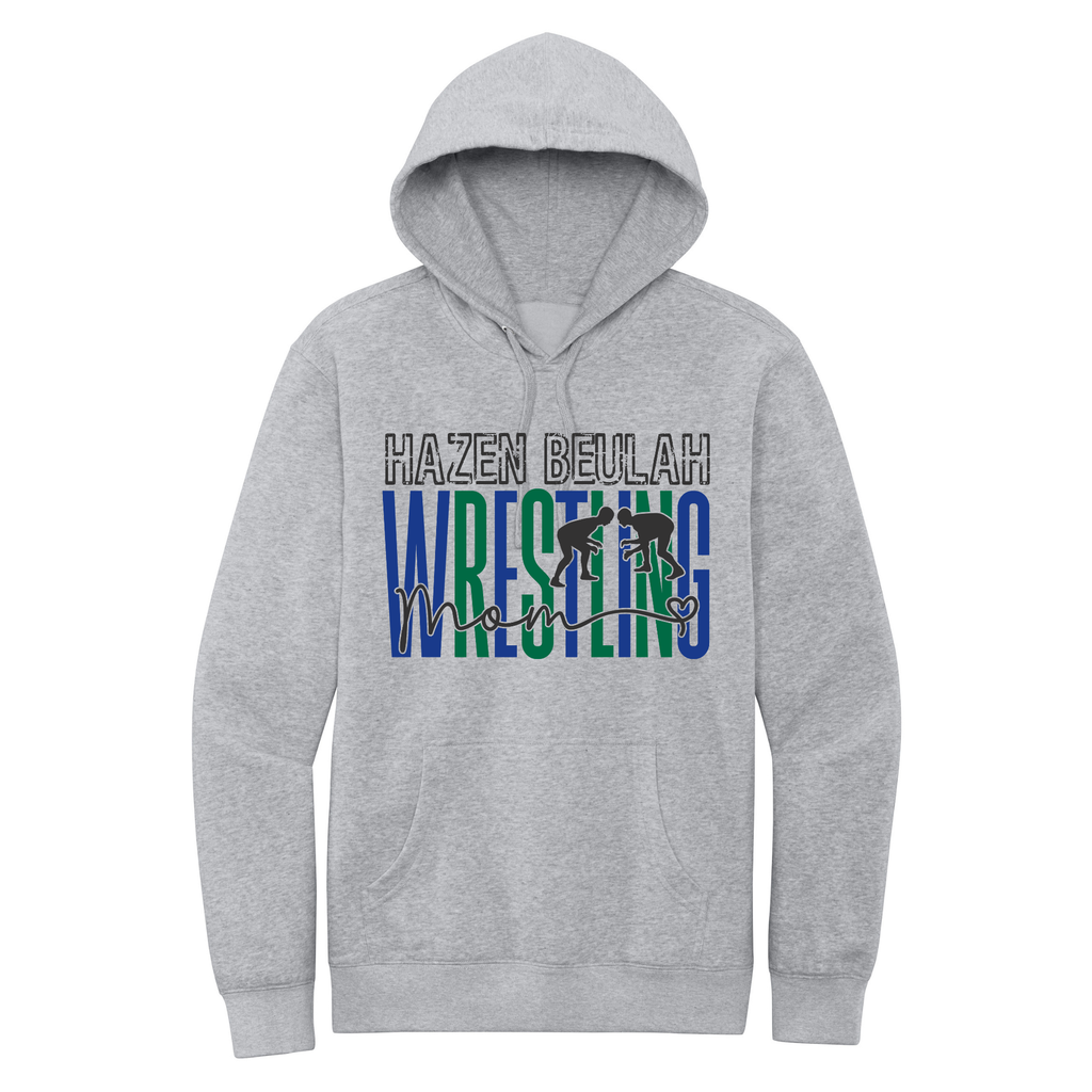 Hooded Sweatshirt Wrestling Mom